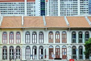 Singapore Heritage Districts : Historic Chinatown streets where early Chinese migrants built community life.